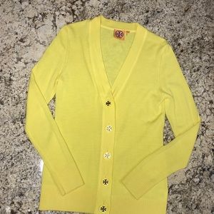 Tory Burch cardigan.